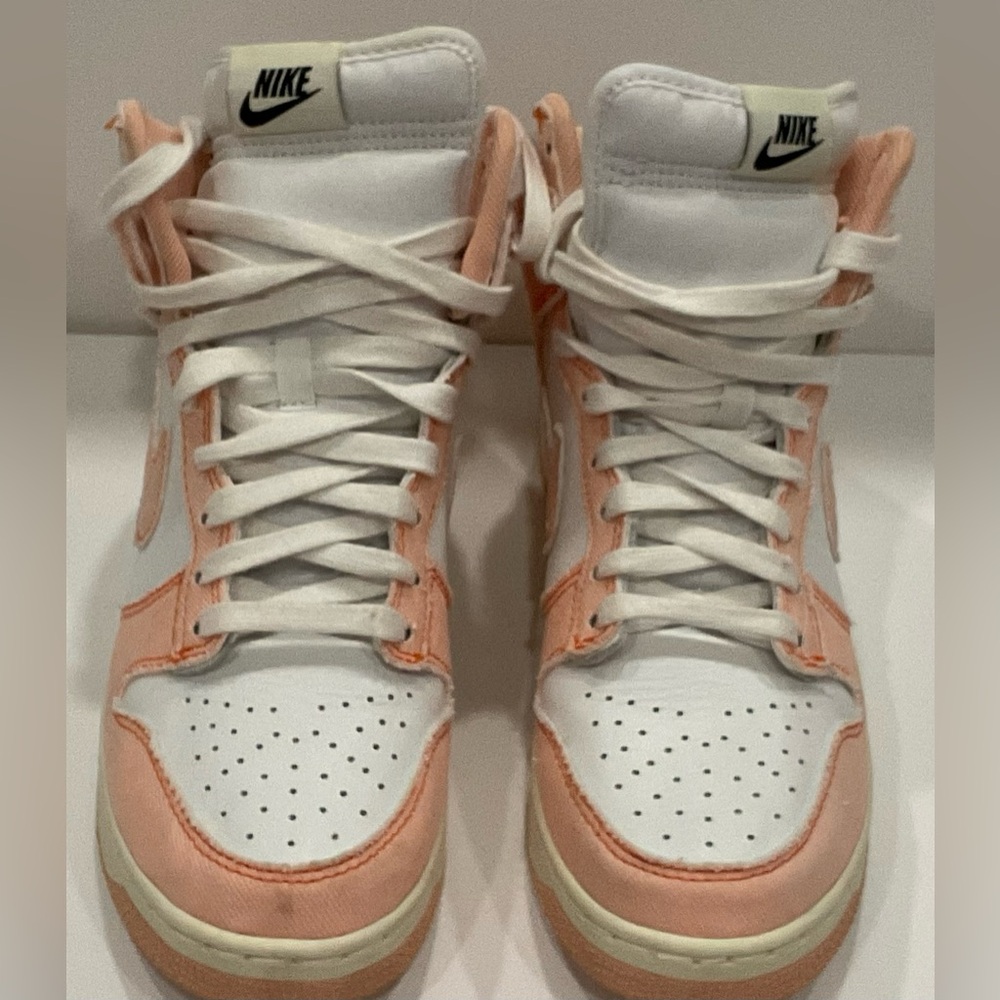 Nike Dunk High Next Nature peach white women’s 8.5 - Picture 2 of 6